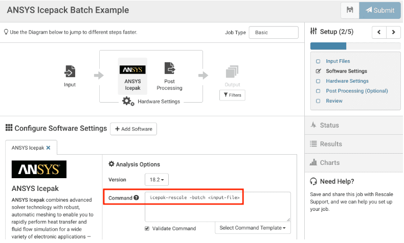 Job Submission Software and License Configuration